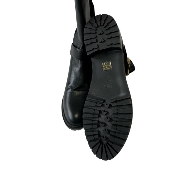 Stuart Weitzman City Buckle 5050 Black Leather Boots Women’s Size 10.5 - Picture 8 of 9